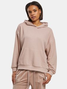 Sweat à capuche Soft Urban Classics pour femme, avec poignets et capuche côtelés, 280 g/m² coton, rose antique