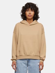 Sweat à capuche Modern Urban Classics pour femme, avec poignets et capuche côtelés, 280 g/m² coton, beige