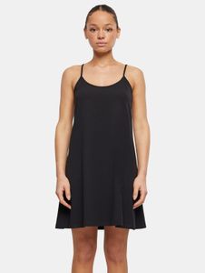 Robe légère Urban Classics pour femme, tissu stretch 180 g/m², coton, noire