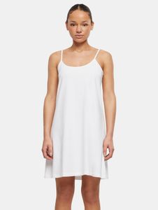 Robe femme Fashionable Urban Classics, tissu stretch 180 g/m² avec coton, blanche