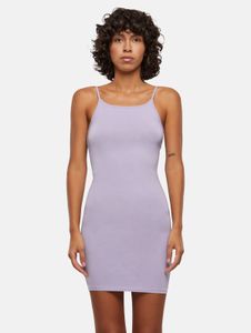 Robe Urban Classics pour femme, coupe ajustée, stretch, 180 g/m², coton, violet