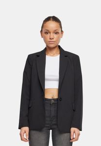 Vestido femenino Urban Classics para mujer, tejido elástico de 190 g/m², negro.