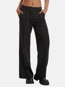 Pantalones vaqueros elásticos para mujer Modern Urban Classics con bolsillos con cremallera, color negro.