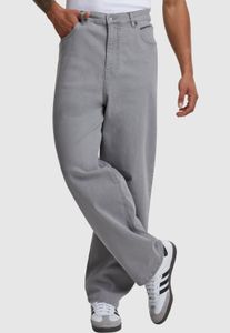 Jeans elasticizzati da uomo Casual Urban Classics con cerniera, 390 g/m², cotone, grigio