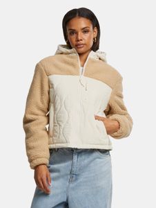 Chaqueta sencilla de mujer Urban Classics, color crema/beige.