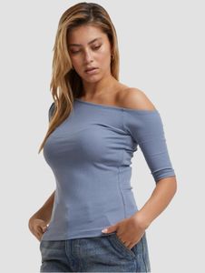 Modern Urban Classics women's T-shirt, 180 g/m², cotton, blue