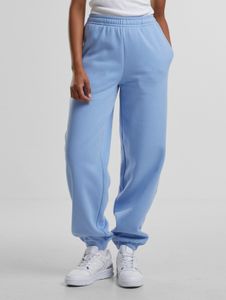 Pantalones cómodos de mujer Urban Classics, 330 g/m², algodón, azul.