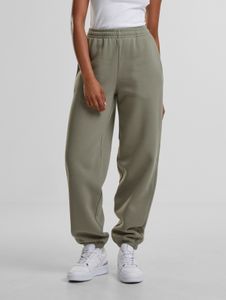 Modern Urban Classics women's trousers 330 g/m² with cotton, green