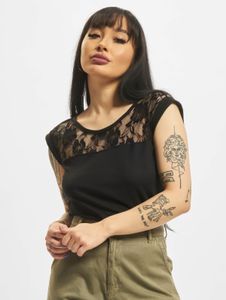 T-shirt da donna Modern Urban Classics, 140 g/m², cotone, nera