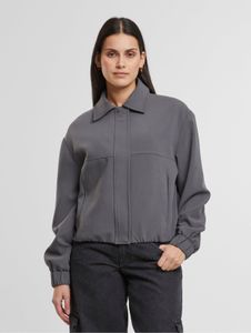 Giacca elasticizzata da donna Simple Urban Classics, grigia
