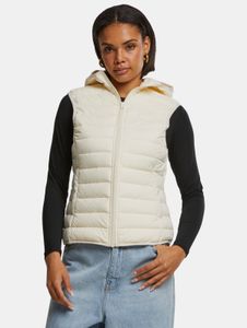Veste femme Casual Urban Classics avec fermetures éclair et poches, 70 g/m², écru-blanc
