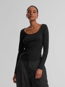 Felpa da donna Modern Urban Classics, 180 g/m², cotone, nera