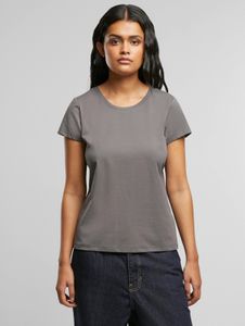 modernes Urban Classics Damen T-Shirt 210 g/m² mit Baumwolle Grau