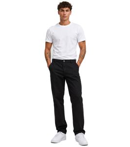 Comfortable URBAN CLASSICS Men's Chinos in Organic Cotton – Classic Trousers (Black)