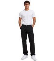 Comfortable URBAN CLASSICS Men's Chinos in Organic Cotton – Classic Trousers (Black)