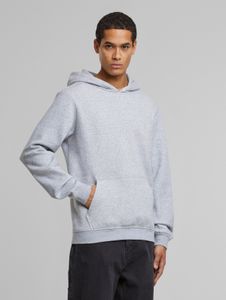 Felpa casual da uomo URBAN CLASSICS con polsini e cappuccio a coste, 270 g/m², grigia