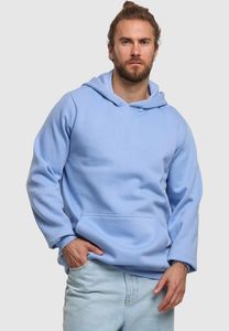 Felpa con cappuccio da uomo Modern URBAN CLASSICS con polsini e cappuccio a coste, 270 g/m², blu