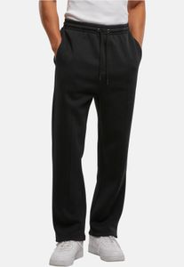 Jeans da uomo casual Urban Classics con polsini a coste elasticizzati, 330 g/m², neri