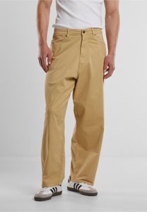 Comodi jeans elasticizzati da uomo Urban Classics con tasche con zip, in cotone, beige