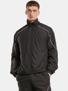 Giacca da uomo Modern Urban Classics con cerniera, 68 g/m², nera