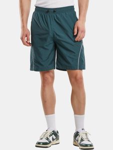 Pantalones cortos cómodos para hombre de Urban Classics con cordón ajustable, 68 g/m², color verde.