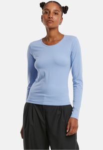 Modern Urban Classics women's T-shirt, slim fit, stretch, 190 g/m², cotton, blue