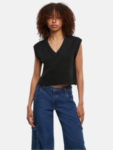Soft Urban Classics women's stretch sweatshirt, 7 g/m², black