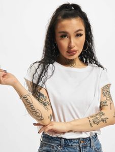Casual URBAN CLASSICS women's T-shirt, 140 g/m², cotton, white