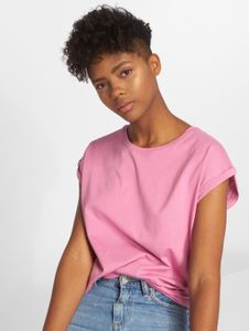 Modern URBAN CLASSICS women's T-shirt, 140 g/m², cotton, pink