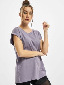 modernes Urban Classics Damen T-Shirt 140 g/m² mit Baumwolle Violett