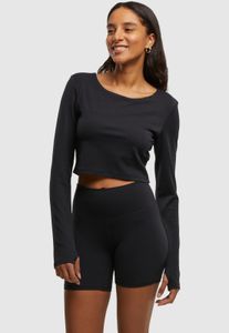 Felpa elasticizzata da donna Casual Urban Classics, nera