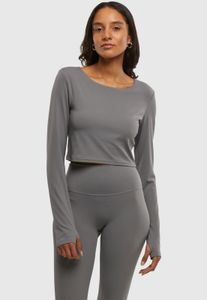 Felpa elasticizzata da donna Casual Urban Classics, grigia
