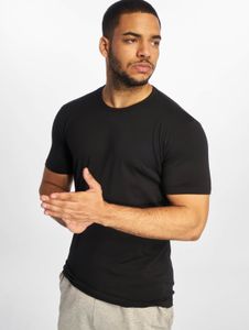 T-shirt elasticizzata da uomo Casual Urban Classics, 180 g/m², cotone, nera