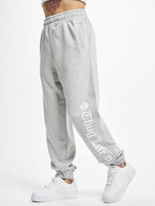 Casual Thug Life women's trousers with pockets, 360 g/m² cotton, grey