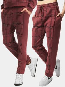 Casual Thug Life unisex jeans with drawstring, cotton, red