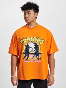 T-shirt sportiva oversize da uomo 2Y Studios, 300 g/m², cotone, arancione