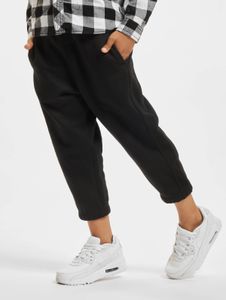 Pantaloni unisex casual Urban Classics con tasche, cotone 380 g/m², neri