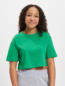 Comoda t-shirt unisex a coste Urban Classics, 140 g/m², in cotone, verde