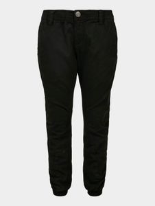 Versatili pantaloni elasticizzati da uomo URBAN CLASSICS, 310 g/m² in cotone, neri