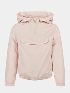 Felpa unisex Urban Classics morbida con zip e cappuccio, 68 g/m², rosa