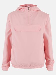 bequemer Urban Classics Unisex Pullover Reißverschluss Kapuze 68 g/m² Rosa