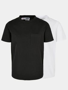 T-shirt unisex Modern Urban Classics, 180 g/m², cotone, nero/bianco