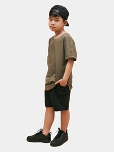 Pantaloncini unisex estivi Urban Classics con tasche, 305 g/m² di cotone, neri