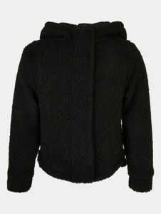 stylische Urban Classics Unisex Jacke Reißverschluss Kapuze 450 g/m² Schwarz
