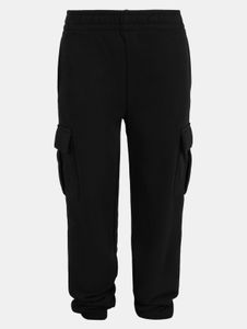 Comfortable Urban Classics unisex trousers with cotton, black