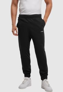 Pantalones de hombre Modern Mister Tee con puños acanalados, 460 g/m², algodón, negro.