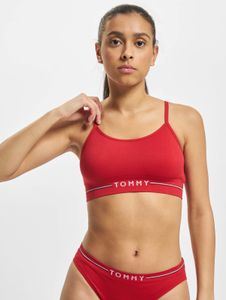 Reggiseno a bralette elasticizzato da donna Tommy Hilfiger, morbido, rosso