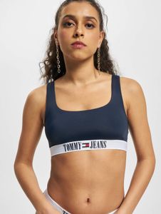 Elegante abito elasticizzato da donna Tommy Hilfiger, blu navy.