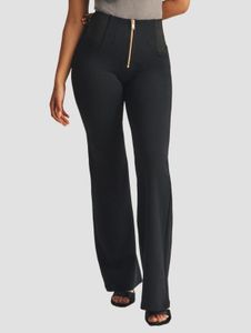 Comodi jeans elasticizzati da donna Freddy in cotone, neri