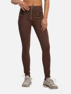 lässige Freddy Damen Jeans Skinny Fit Braun